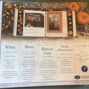 Creative Memories White 7x7 Scrapbook Pages